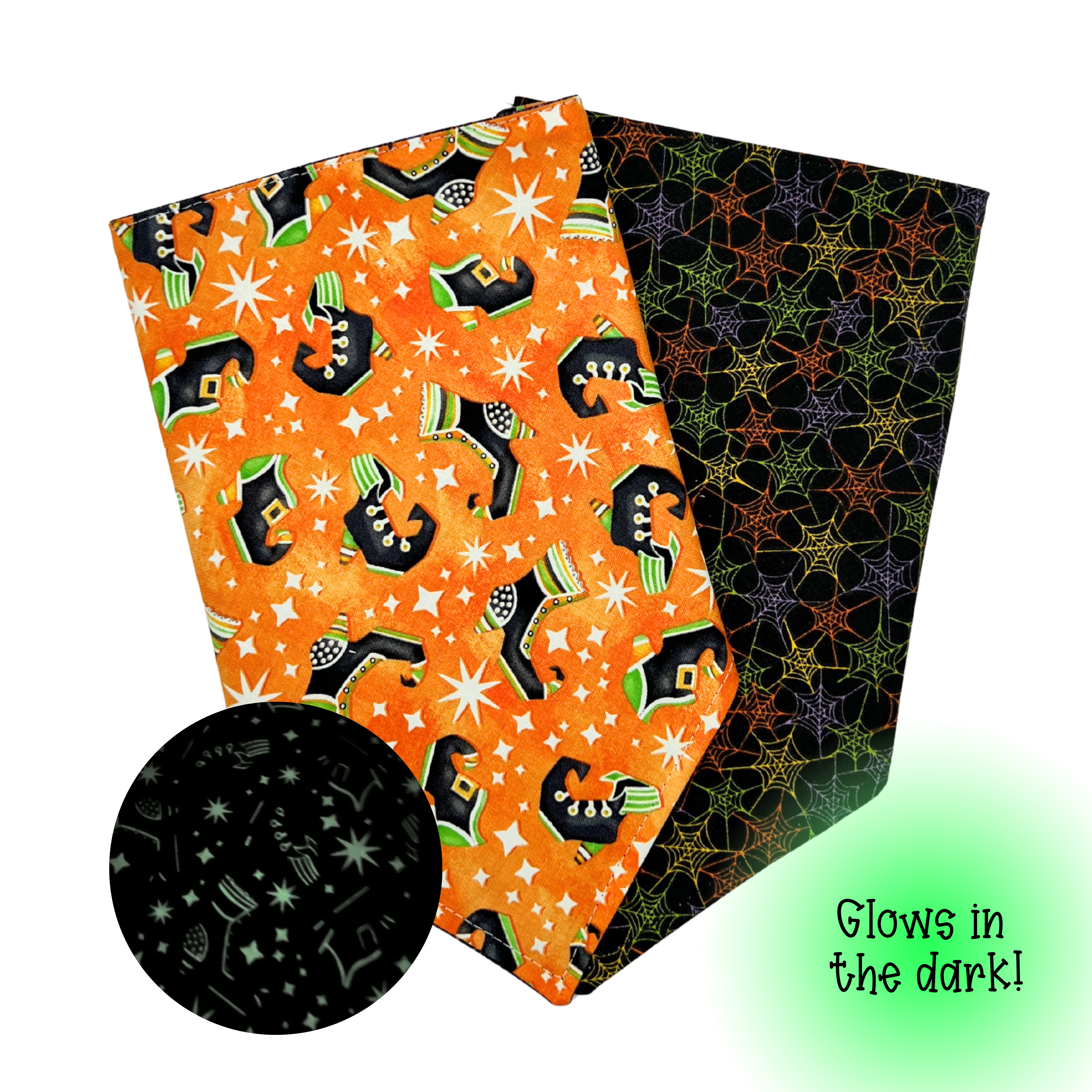 Glow In The Dark Witch Shoes Bandana