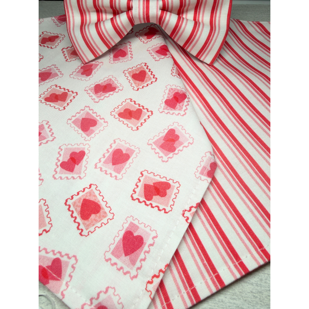 Valentine's Day Stamps Bandana