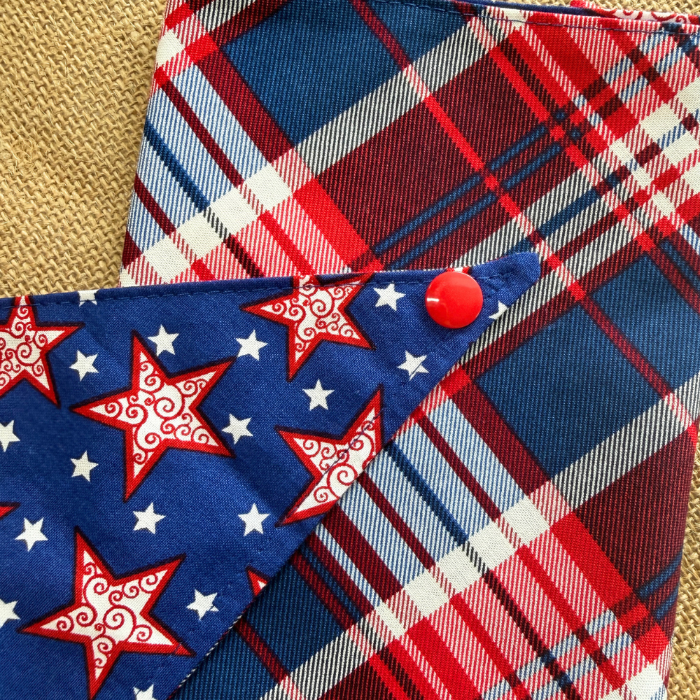 Swirly Stars Patriotic Bandana