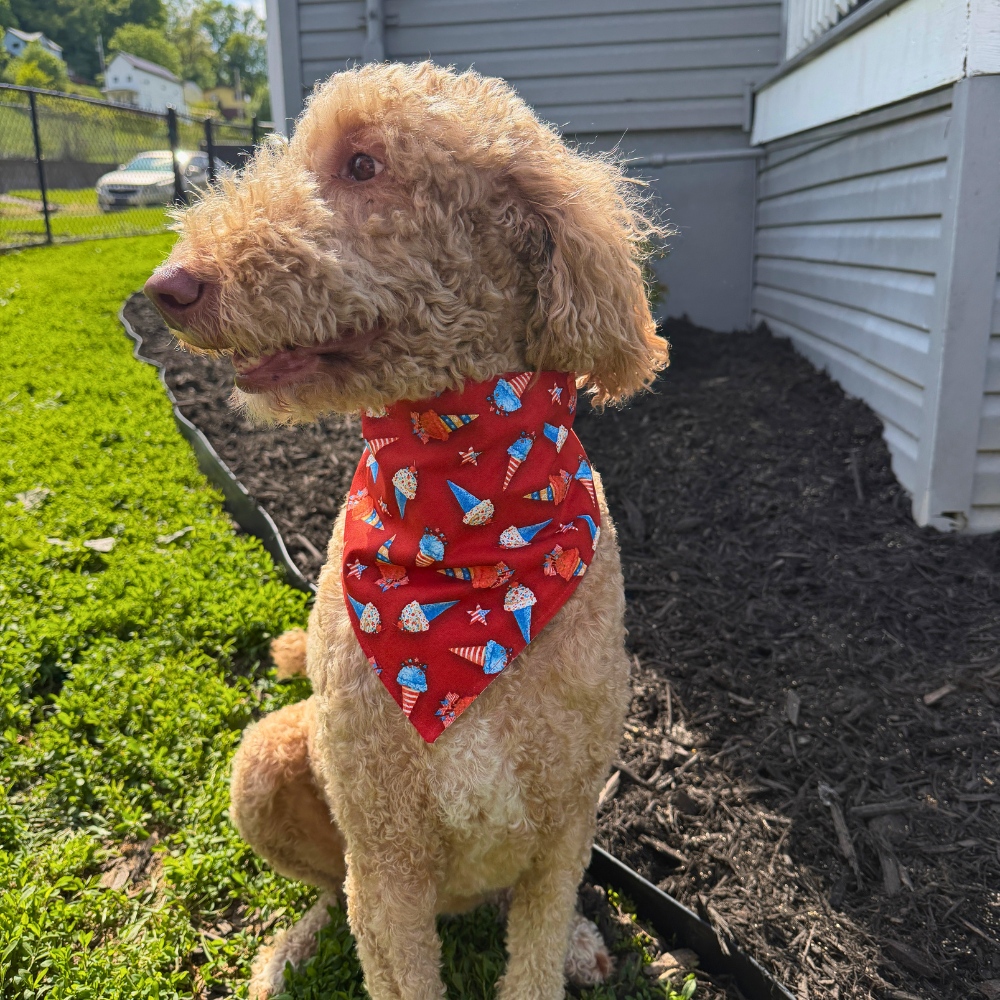 Patriotic Ice Cream Cones Bandanas