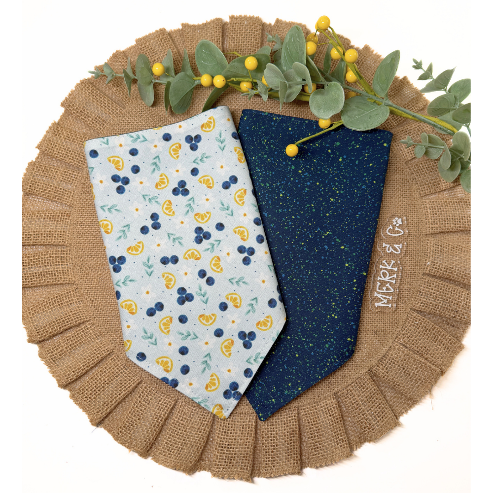 Blueberry Lemonade Bandana