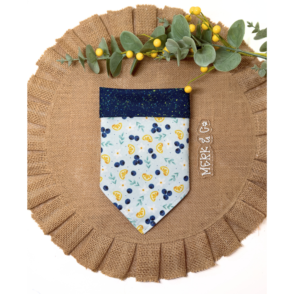 Blueberry Lemonade Bandana