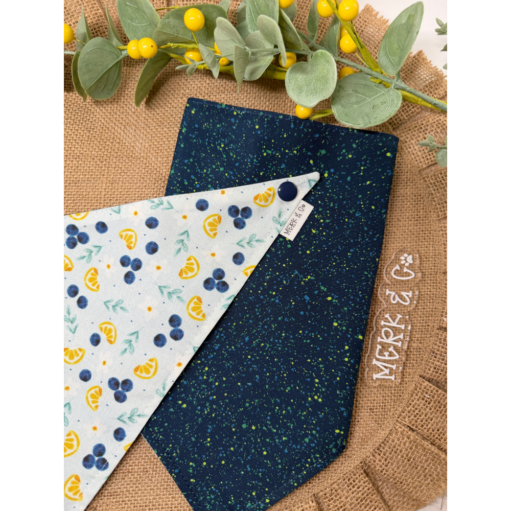 Blueberry Lemonade Bandana
