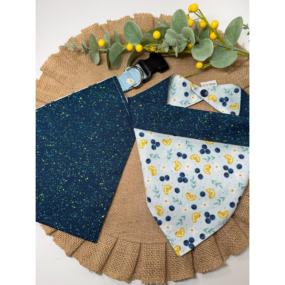 Blueberry Lemonade Bandana