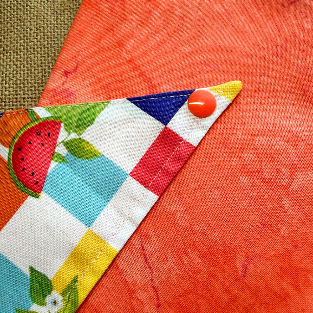 Checkered Fruit Bandana