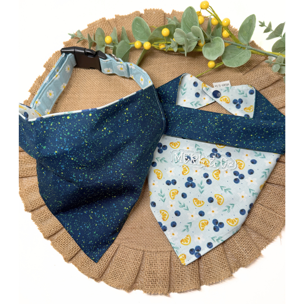 Blueberry Lemonade Bandana