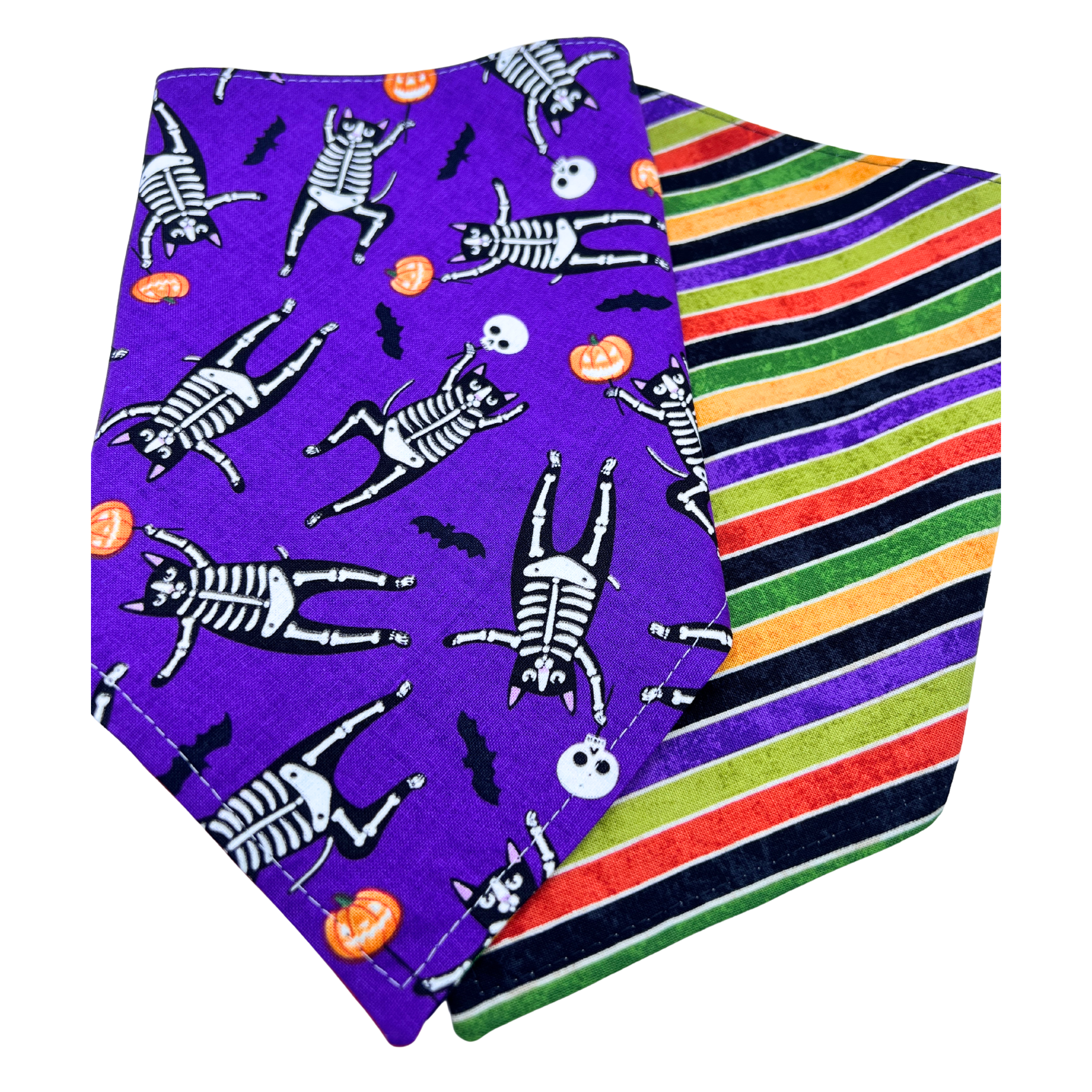 Spooky Skeleton Cats Bandana