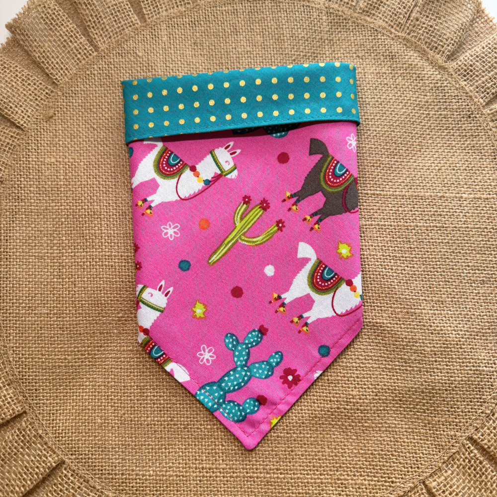 Colorful Llamas Bandana