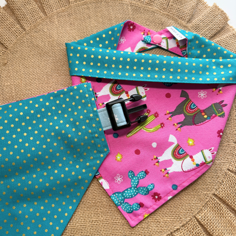 Colorful Llamas Bandana