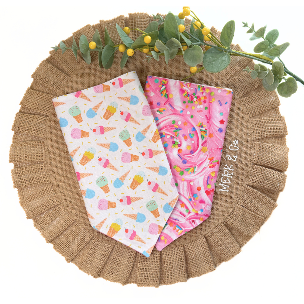 Summer Ice Cream Cones Bandana