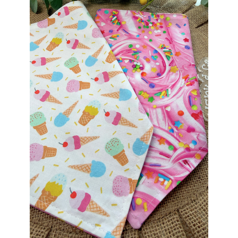 Summer Ice Cream Cones Bandana