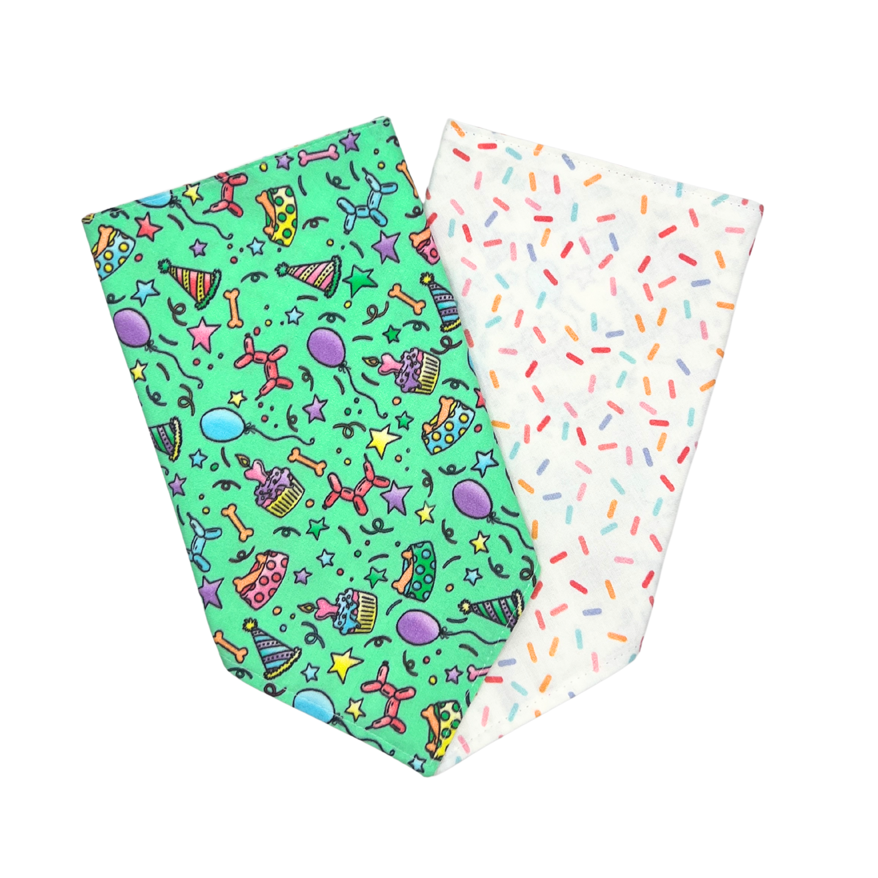 Festive Green Birthday Bandana