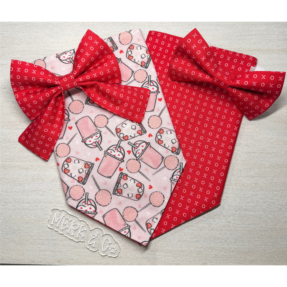 Valentine's Day Coffee Bandana