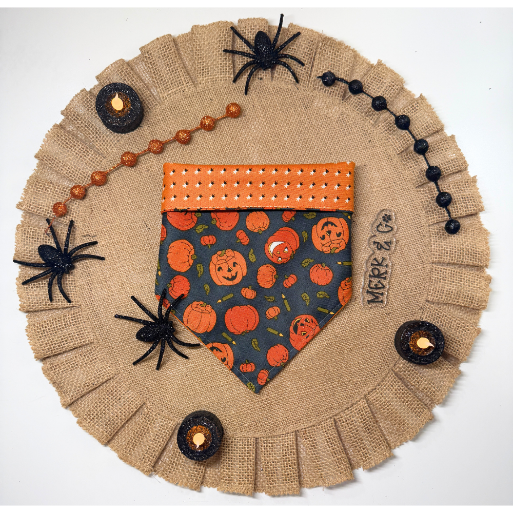 Candle Jack-O-Lantern Bandanas