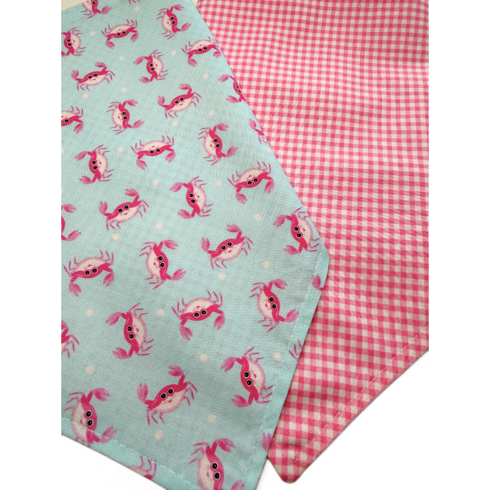 Pink Beach Crabs Bandana