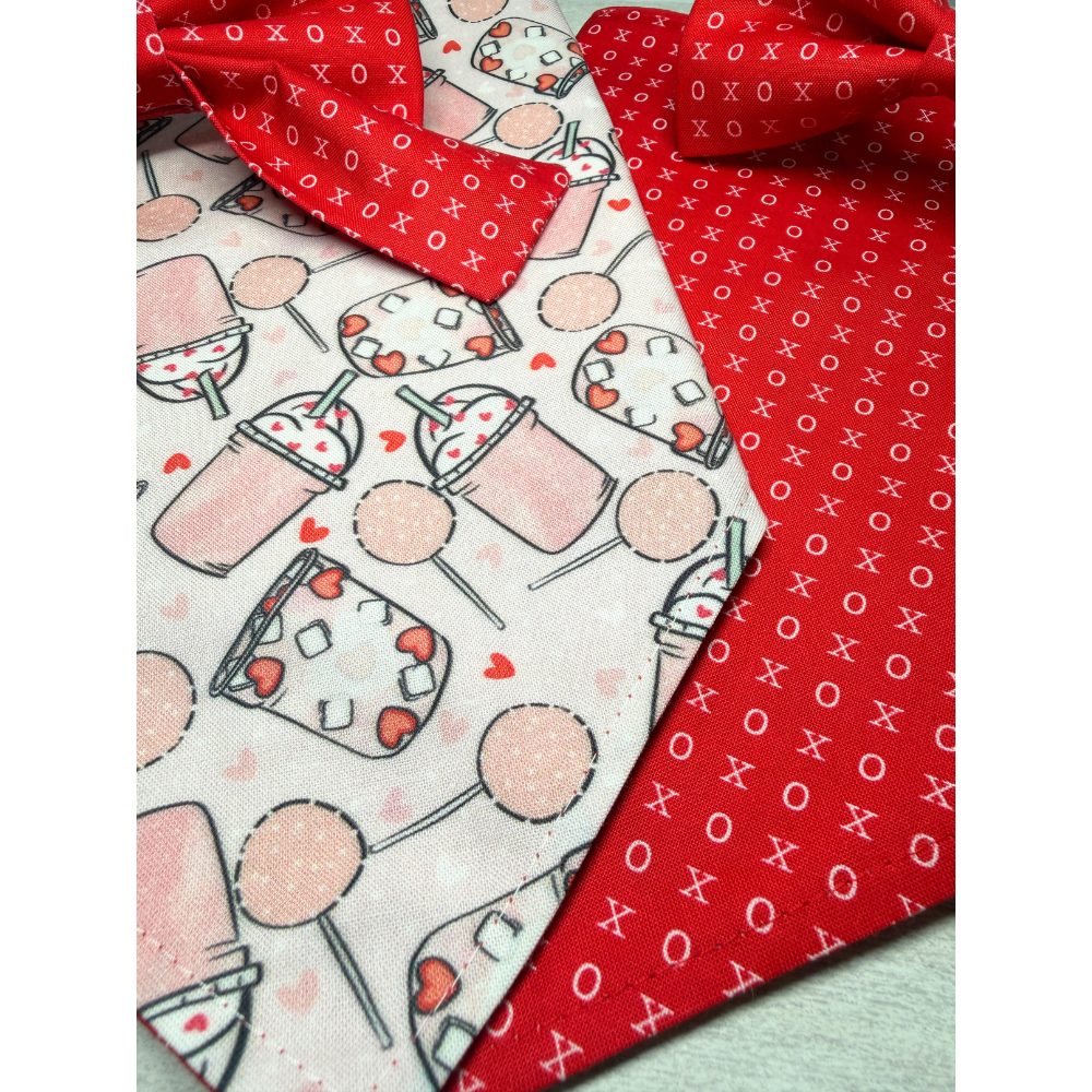Valentine's Day Coffee Bandana
