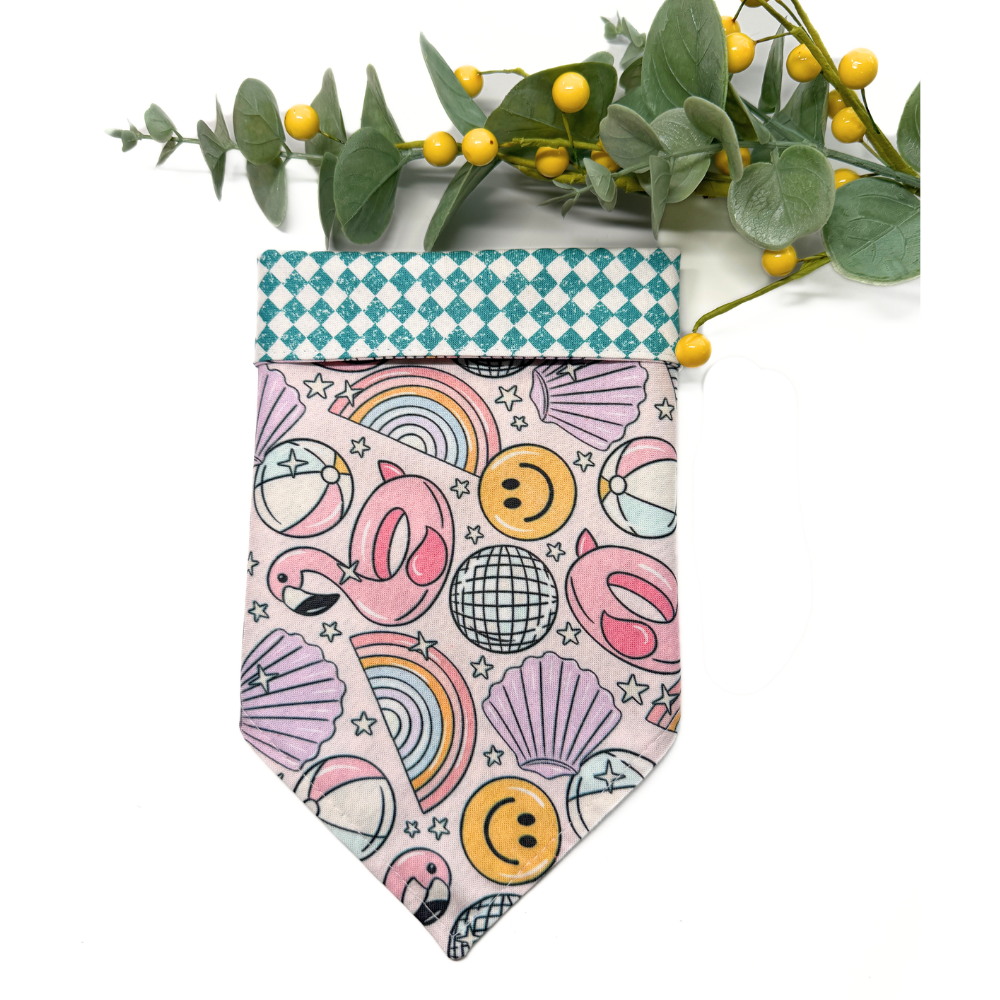 Flamingo Pool Party Bandana