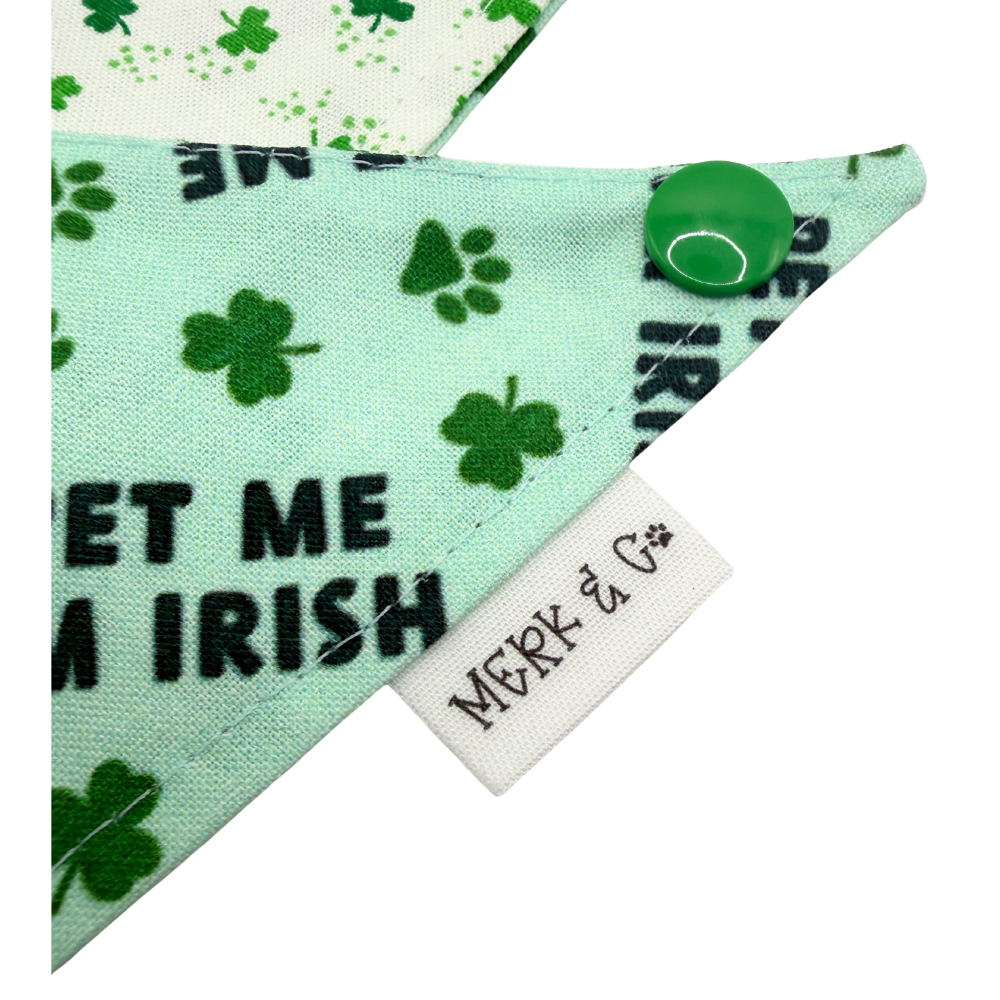 Pet Me I'm Irish Bandana