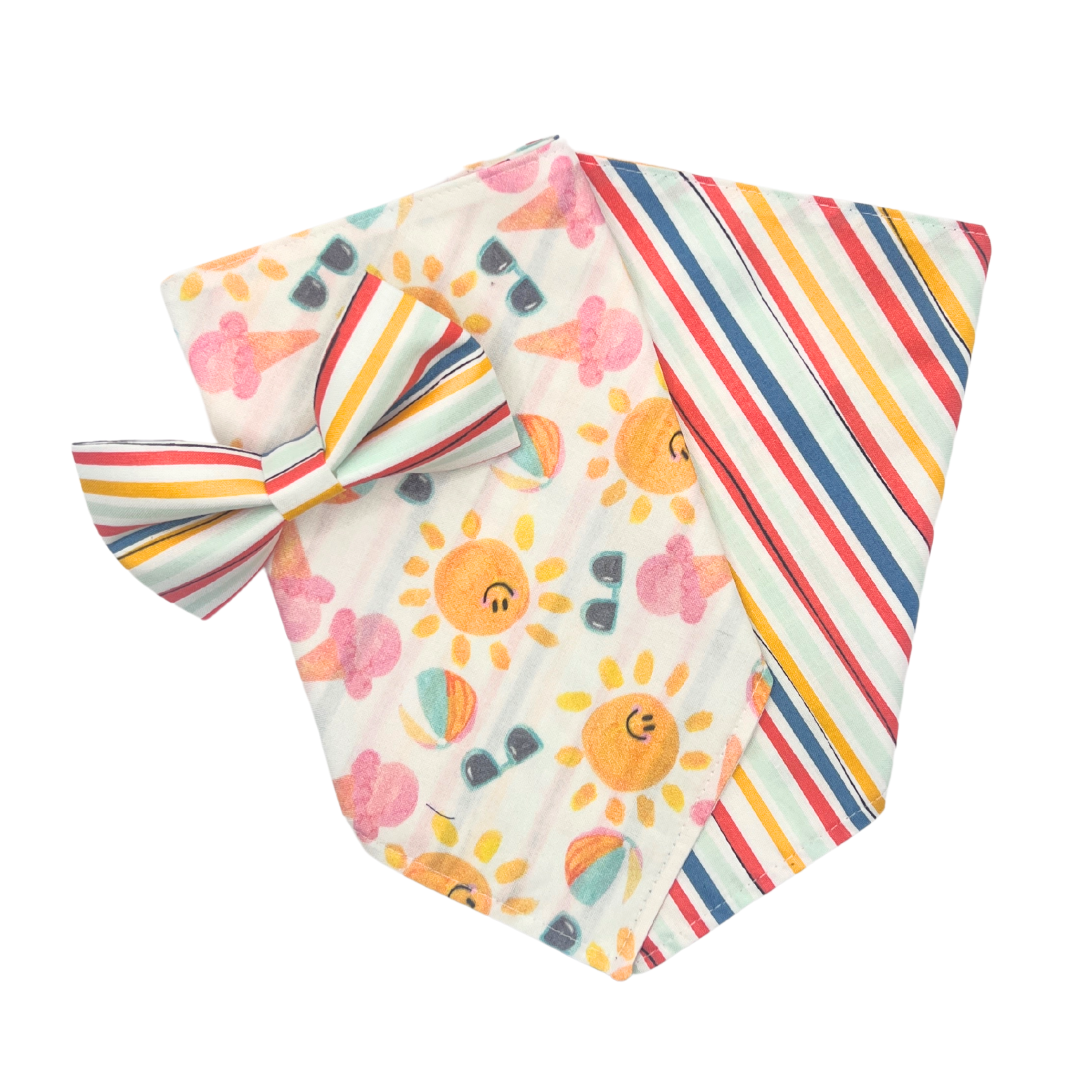 Summer Stripes Bow Tie