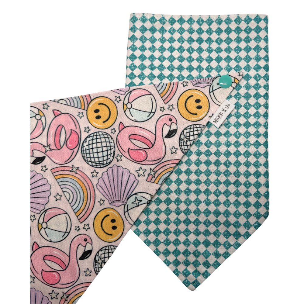 Flamingo Pool Party Bandana