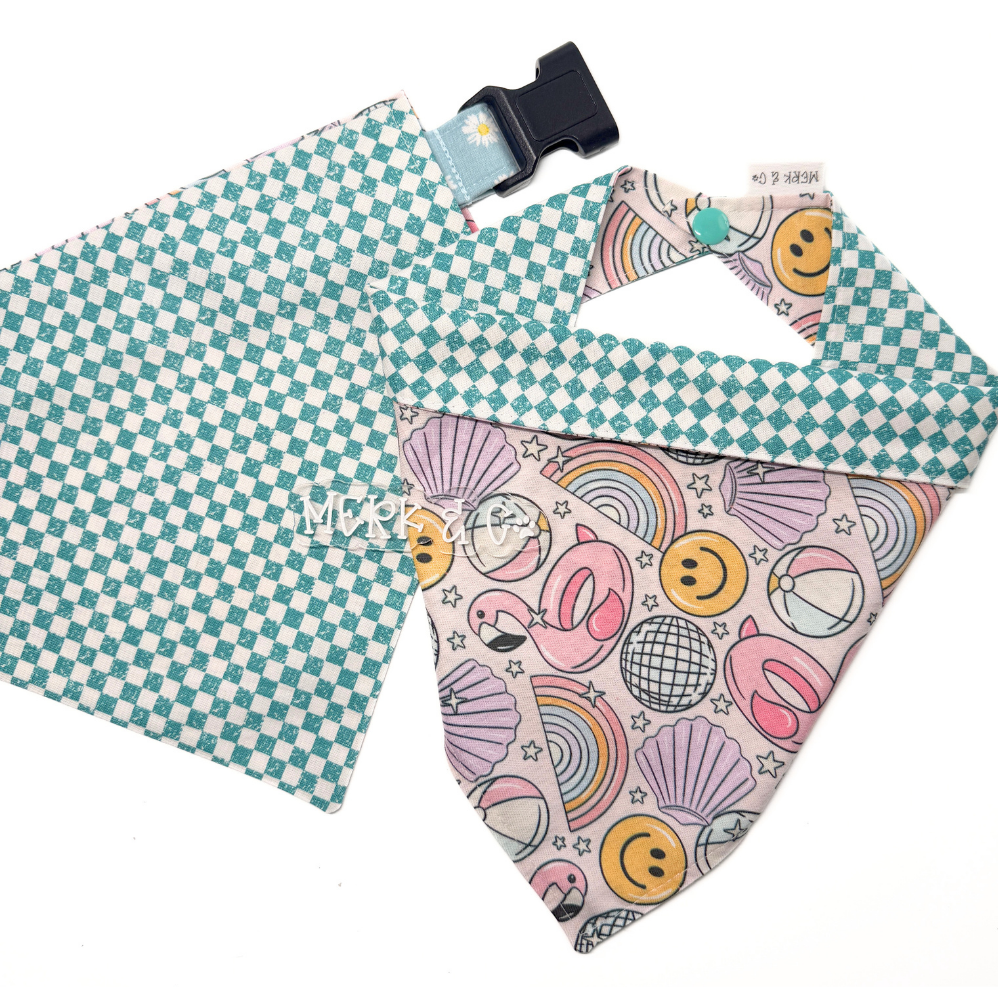 Flamingo Pool Party Bandana