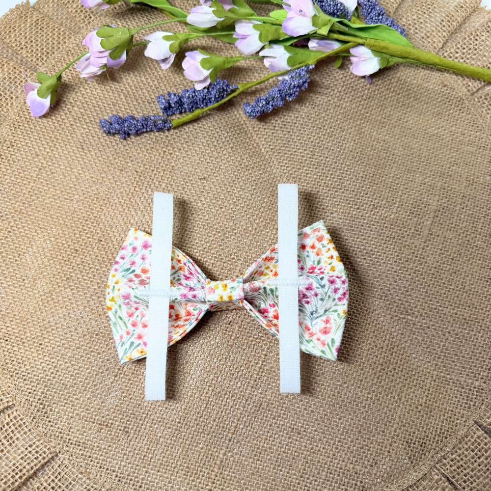 Pastel Spring Florals Bow Tie For Pets