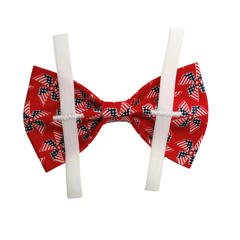 Patriotic Pinwheels Bow Tie