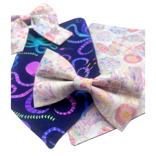 Bright Octopus Seashell Bandana